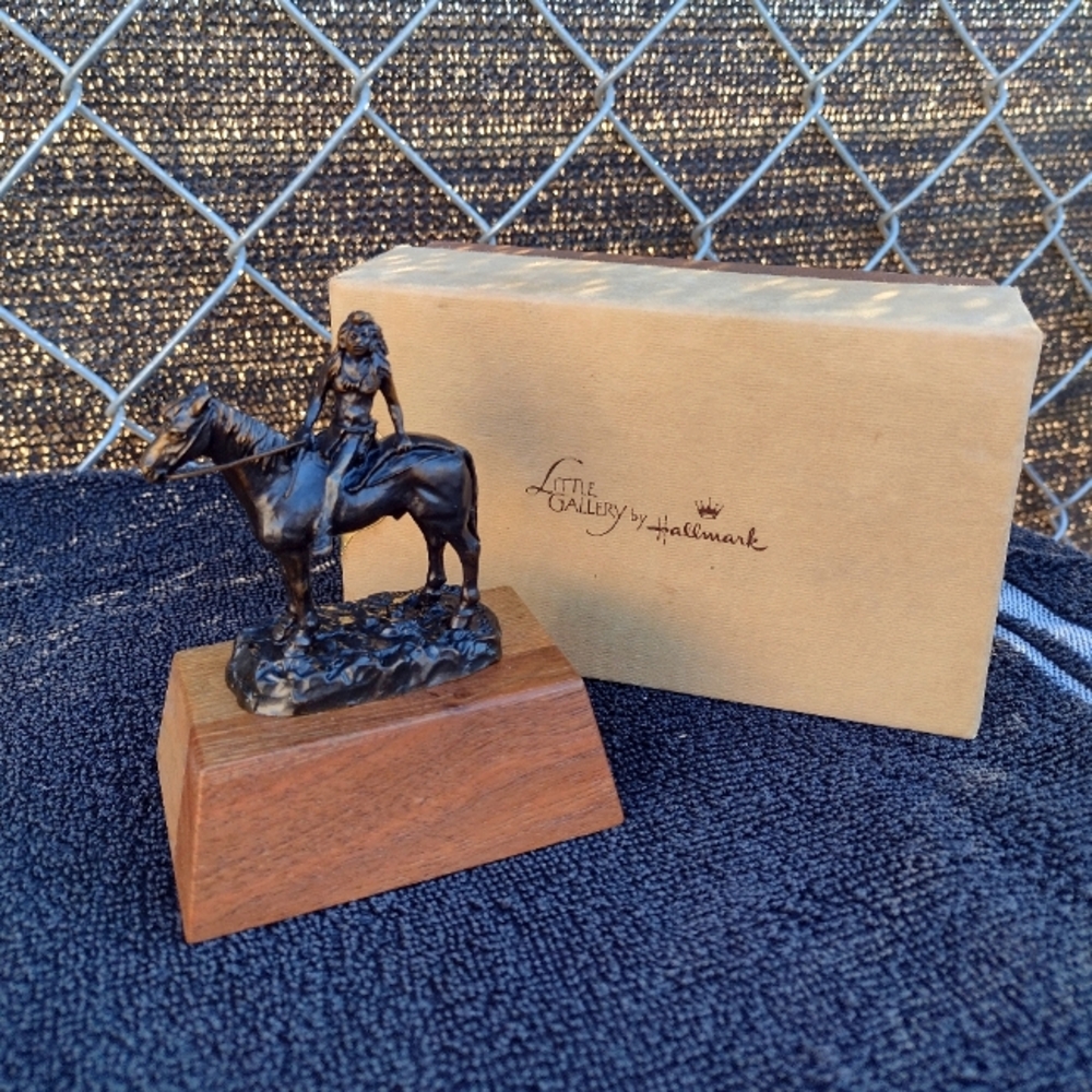 Scanning the Plains Sculpture by Hallmark